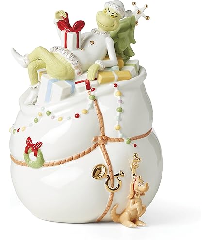 Amazon.co.jp: Lenox 896327 グリンチスノードーム、クリスマス