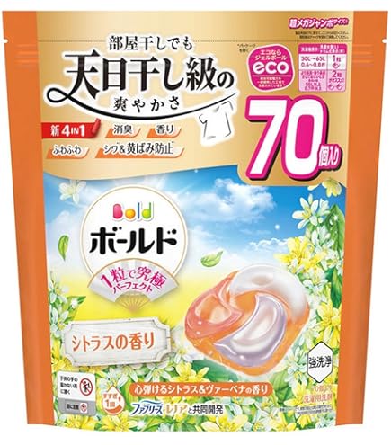 Amazon.co.jp: P&G ボールドジェルボール 4D 心弾けるシトラス