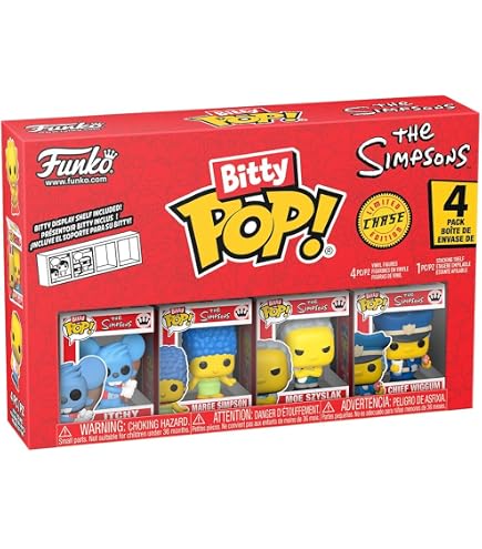 Funko Pop! & Buddy: Simpsons – Krusty Le Clown & Tenny – Figurine Vinyle 9,5 Cm – Set Exclusif – Collection Officielle – Cadeau Fan
