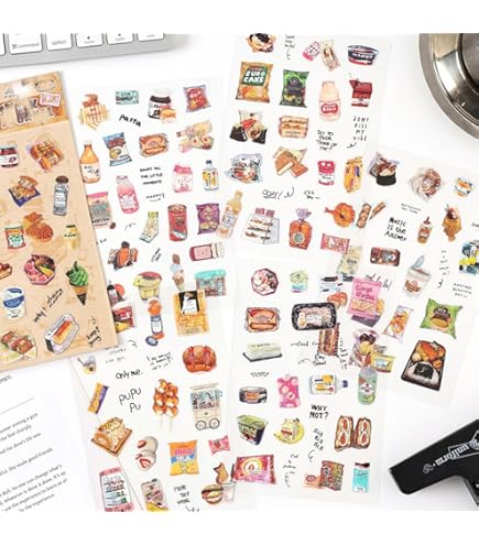 Amazon.co.jp: 手描き野菜装飾ステッカーフレークシール手帳サンキュー