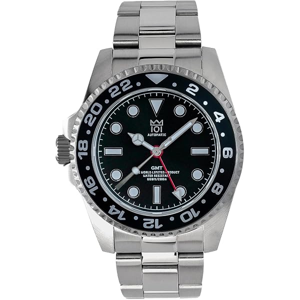 Amazon | [HYAKUICHI 101] モデル14 ヒャクイチ 機械式腕時計 GMT