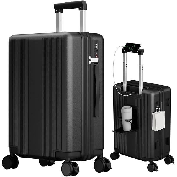 Amazon | [Soolom] スーツケース 拡張機能付き 多機能 キャリーケース