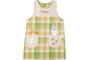 丸眞 ジブリ エプロン レディース 保育士 となりのトトロ トトロたちときのこ キャラクター 可愛い 大人用 ラン型 保育園 幼稚園 1165032000