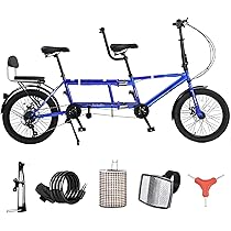 Amazon.co.jp: タンデム自転車 折りたたみ自転車 20インチ二人