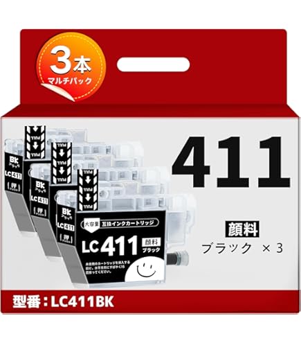 rika1028様確認 Amazon.co.jp: ○ロット番号区別不用○ LC411 インク 大容量