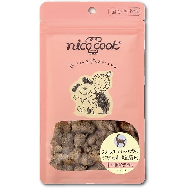 Amazon.co.jp: nico cook 天然 穴子キューブ 犬 猫 ペット おやつ 魚