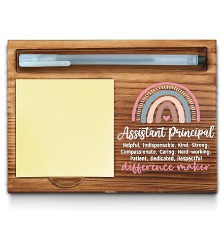 Never Forget The Difference You Make - Wooden Sticky Note Holder Appreciation Gift For Desk - View #7