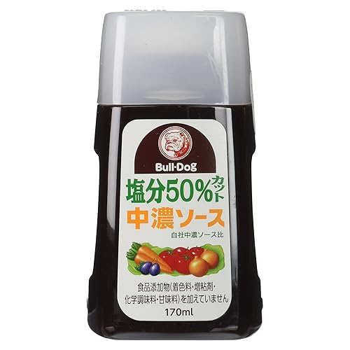 ブルドック 塩分50％カット 中濃ソース