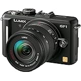 パナソニック ミラーレス一眼カメラ GF1 レンズキット(14-45mm/F3.5-5.6標準ズームレンズ付属) エスプリブラック DMC-GF1K-K
