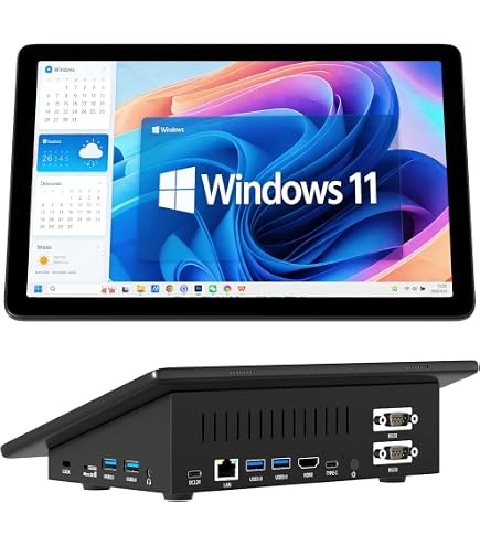 Mini PC Computer N200 (Upgrade N100) with Screen, Tablet Computer