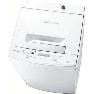 東芝 4.5kg 全自動洗濯機 ピュアホワイトTOSHIBA AW-45M7-W
