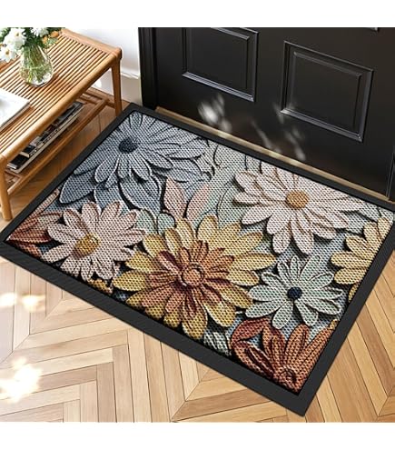Amazon｜不二貿易 ラバーマット 半円 ウェルカム リーフ 83831｜玄関