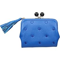 Amazon | [ペルケ] アクリル玉がま口2つ折り財布 | 財布