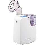 A&D 超音波温熱吸入器(ホットシャワー5 プラス)ブルー ≪家族で使い易い 吸入マスク・口ノズル・鼻ノズル各2個set≫ UN-135A-JC21