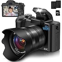 デジタル一眼レフカメラ 4K Ultra HD Wi-Fi Amazon | D5 デジタルカメラ、4K 64 メガピクセル HD ナイト