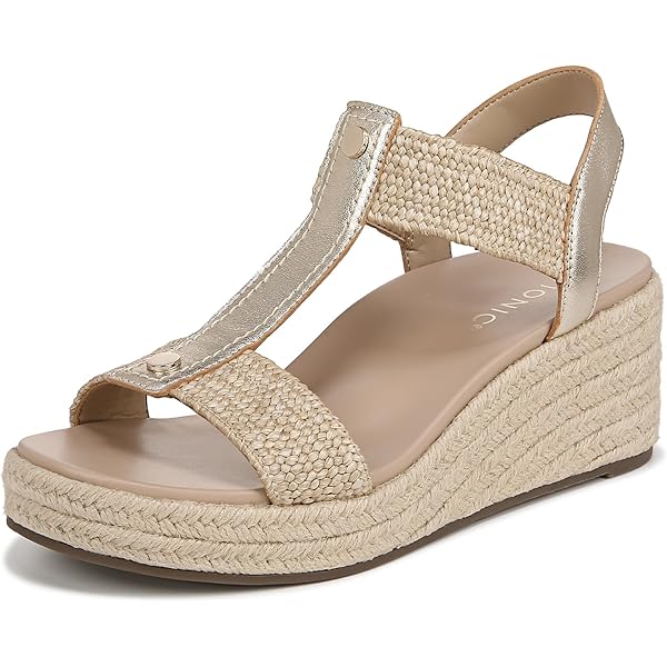 Amazon | Vionic レディース ジンファンデルヒールサンダル, カメオ