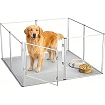 ペットサークル 126cm x 126cm 透明パネル ペットサークル 126cm x 126cm 透明パネル 犬用品