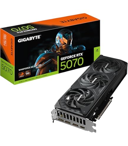 GIGABYTE GeForce RTX 5070 Gaming OC 12G Graphics Card - 12GB GDDR7