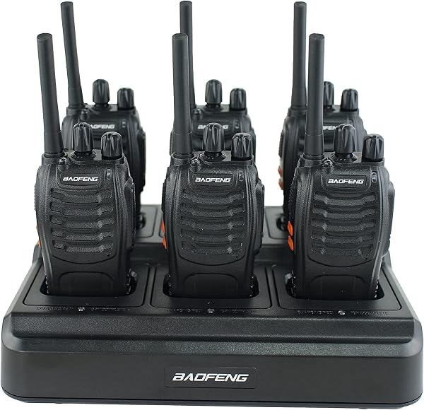 Walkie Talkie Radio, Rechargeable, 2 W, Ultra Long Distance Type, Easy Operation, 1800 mAH, Lithium Ion Battery, Charger, Earphone Microphone, Belt Clip Included, Technical Standards Compliant Product - 1