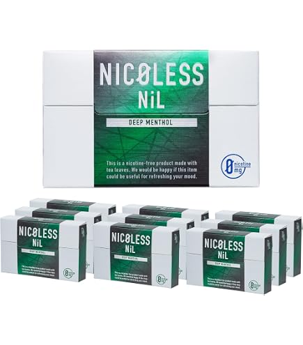 Amazon.co.jp: NICOLESS 誘導加熱式 ダブルミント 1カートン 10箱入