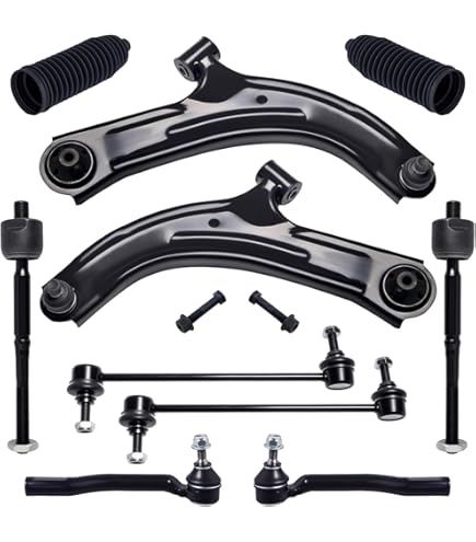 Pair Front Complete Struts Shocks & Coil Springs For Nissan Versa 2007-2012 - View #6