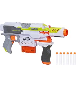 Nerf Shell Casing Nerf Modulus NERF Shell Upgrade Kit - 3 Shells, 9 Elite Darts & Shell ...