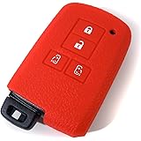 [エムアール企画] ノア 80系 スマートキーケース シリコン スマートキーカバー スマピタくん 傷防止 Dタイプ k20 レッド
