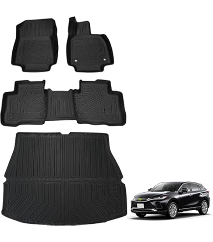 Amazon | TOYOTA(トヨタ) 純正 3Dレザー調フロアマット 1台分 ブラック