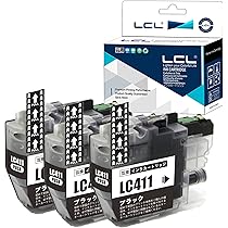 Amazon.co.jp: LCL LC411 ブラザー インク 4色セット 大容量 brother