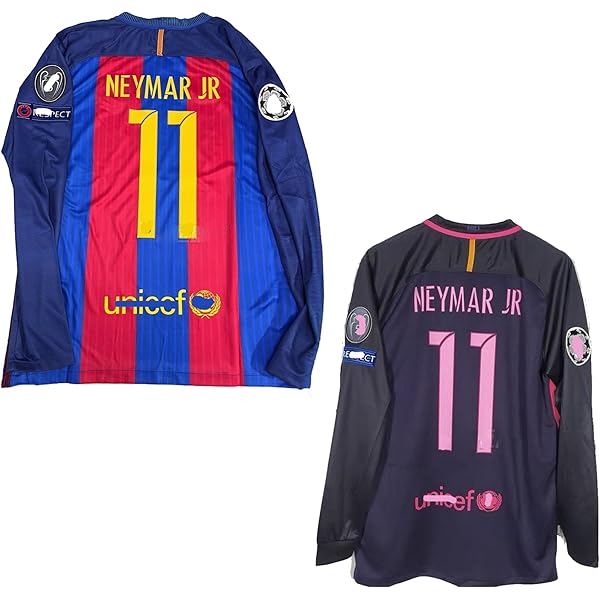 Amazon.co.jp: [kingloong] 復古版 ネイマール ユニフォーム