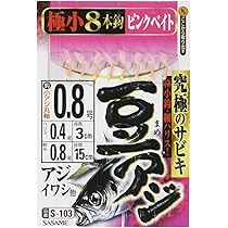 Amazon | ささめ針(SASAME) S-103 豆アジサビキピンクベイト 0.5