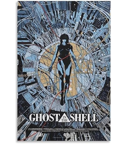 Amazon.co.jp: 【フレーム付-黒-】映画ポスター 攻殻機動隊 2