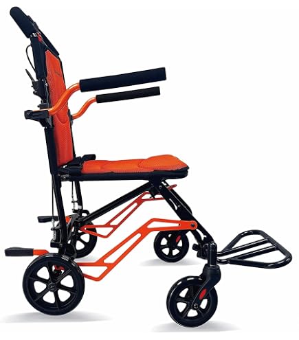 Amazon | 介助用 コンパクト簡易車いす MV-2 レッド | 介助用 Amazon | 介助用 コンパクト簡易車いす MV-2 レッド | 介助用