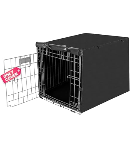 Dog Kennel Peipaws 48 Inch- Three Doors Waterproof Cover, 600D