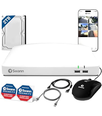 Amazon.co.jp: 【日本正規代理店】Swann 8CH 4K NVRレコーダー 2TB