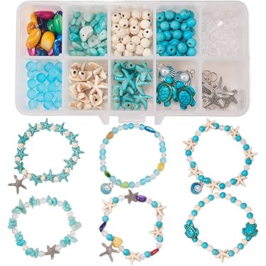 Mchruie 636ピース ブレスレット作成キット 8mmビーズ ブレスレット