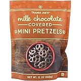 TRADER JOE'S 【トレーダージョーズ / ミルクチョコレート カバード ミニ プレッツェル / 12oz(340g) 】 [並行輸入品]