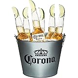 【Amazon.co.jp限定】コロナ・エキストラ Corona Extra 瓶 [ 330ml × 8本 ] [オリジナルバケツ付きセット] [ギフトBox入り]