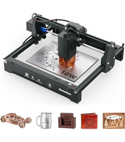 Amazon | ATOMSTACK P7 M40レーザー彫刻機、カッター、40W、ポータブル