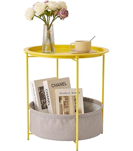 Amazon｜BAGGBODA バッグボーダ サイドテーブル - ホワイト 71x50 cm