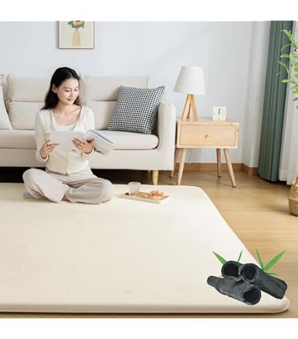 Amazon｜カーペットラグ 極厚 ラグマット 2畳 高反発 185×185 cm 厚手