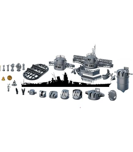 Amazon | バンカースタジオ 1/700 日本海軍重巡 鳥海 艦橋セット 1944