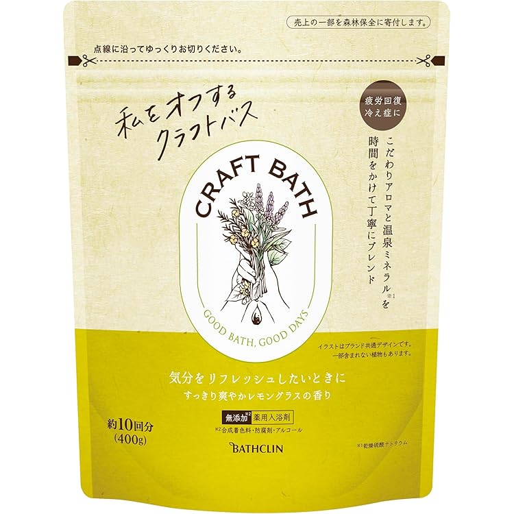 バスクリン様おまとめ Amazon | バスクリン CRAFT BATH(クラフトバス) 【薬用入浴剤