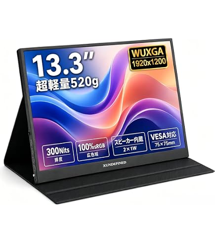 Amazon.co.jp: XUNDEFINED ワイヤレス モバイルモニター 15.6インチ
