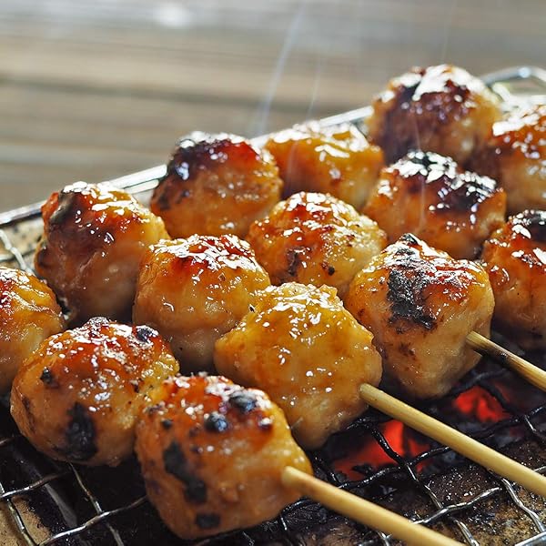 Amazon.co.jp: 焼き鳥 国産 つくね串 塩 5本 BBQ バーベキュー