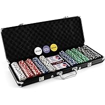 Amazon | カジノチップ 500枚 数字無し チップセット トランプ