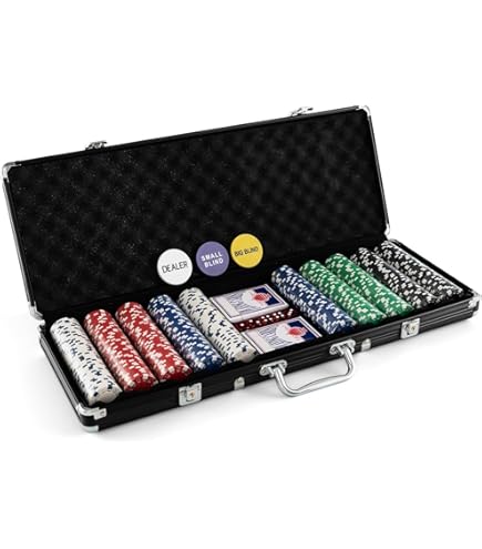 Amazon.co.jp: vidaXL ポーカーセット チップ1000枚 アルミ, ポーカー
