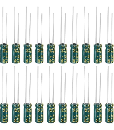 Amazon | ニチコン アルミ電解コンデンサ 2.2μF 50V dc 5個 両極性