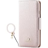 エレコム(ELECOM) iPhone SE (第2世代/第3世代) / 8 / 7 用 ケース 手帳型 レザー Enchante'e フィンガーリング付き ピンク PM-A22SPLFJM2PN