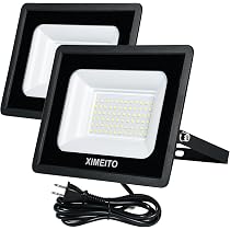 Amazon.co.jp: XIMEITO LED投光器 50w 昼光色 6000LM 6500K 1.8コード